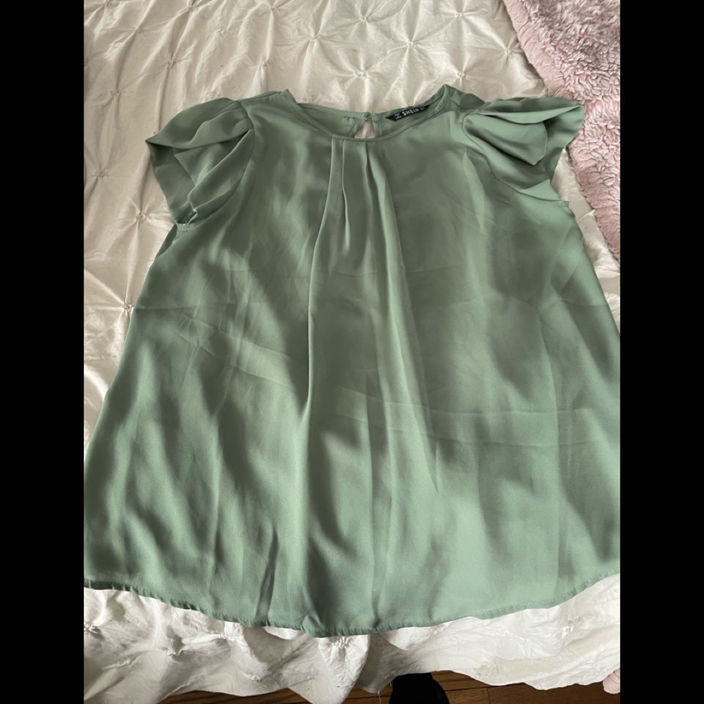 Mint green top from SHEIN